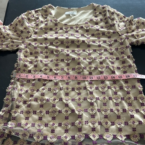 Women’s Calvin Klein Wide Bell Like Sleeves‎ Size XS (95) - Picture 13 of 14